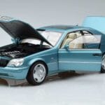 Mercedes CL600 C140 Niebieski Metalik Norev 1:18 183448 Metal - image 2 of 7