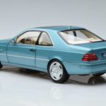 Mercedes CL600 C140 Niebieski Metalik Norev 1:18 183448 Metal - image 6 of 7