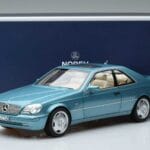 Mercedes CL600 C140 Niebieski Metalik Norev 1:18 183448 Metal - image 7 of 7