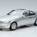 Mercedes CL600 C140 Srebrny Metalik Norev 1:18 183446 Metal