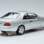 Mercedes CL600 C140 Srebrny Metalik Norev 1:18 183446 Metal - image 3 of 7