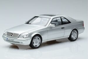 Mercedes CL600 C140 Srebrny Metalik Norev 1:18 183446 Metal