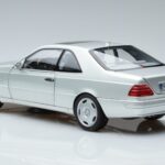 Mercedes CL600 C140 Srebrny Metalik Norev 1:18 183446 Metal - image 6 of 7