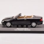 Mercedes CLK A209 Kabriolet Obsidian Czarny Metaliczny Minichamps 1:43