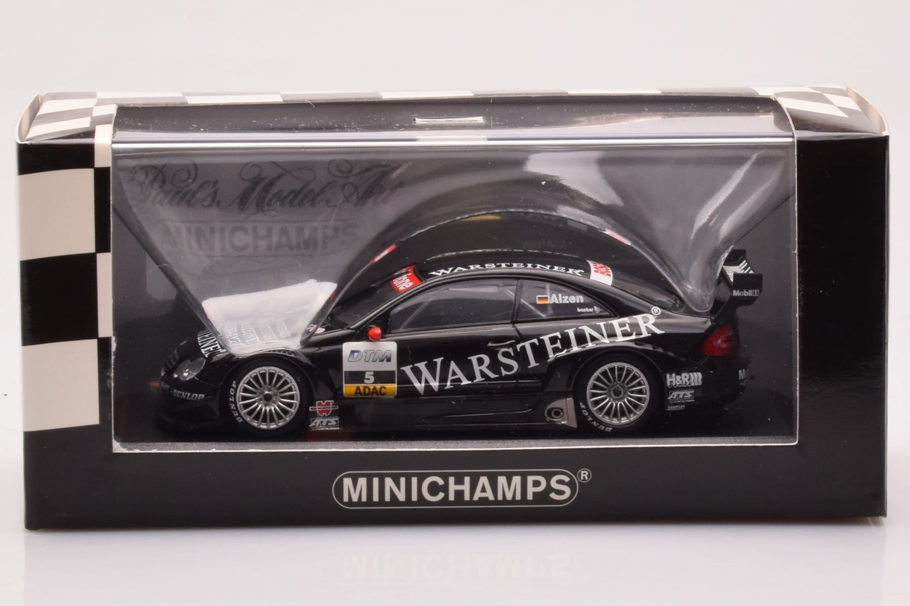 Mercedes CLK DTM Team Warsteiner AMG #5 U. Alzen DTM 2002 Minichamps 1:43 400023025 Metal — zdjęcie 4 z 4