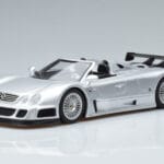 Mercedes CLK GTR Roadster Srebrny GT Spirit 1:18 GT155 Żywica