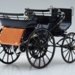 Mercedes Daimler Motorkutsche Ciemny Niebieski Norev 1:18 - image 2 of 6