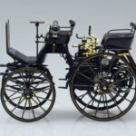 Mercedes Daimler Motorkutsche Ciemny Niebieski Norev 1:18 - image 3 of 6