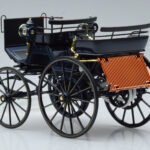 Mercedes Daimler Motorkutsche Ciemny Niebieski Norev 1:18 - image 5 of 6