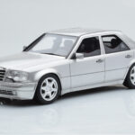 Mercedes E500 W124 Srebrny Otto 1:18