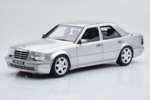 Mercedes E500 W124 Srebrny Otto 1:18