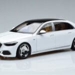 Mercedes Maybach S600 W222 V12 Biturbo Diamond Biały Almost Real 1:18