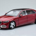 Mercedes Maybach S600 W222 V12 Biturbo Patagonia Czerwony Almost Real 1:18
