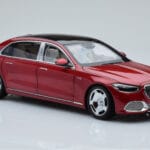 Mercedes Maybach S600 W222 V12 Biturbo Patagonia Czerwony Almost Real 1:18 - image 6 of 10