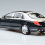 Mercedes Maybach S650 X222 Srebrno-Niebieski Norev 1:18 B66960615 Metal - image 6 of 7