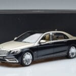 Mercedes Maybach S650 X222 Srebrno-Niebieski Norev 1:18 B66960615 Metal - image 7 of 7