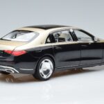 Mercedes Maybach S680 X223 Złoty Czarny Metallic Norev 1:18 183917 Metal - image 3 of 7