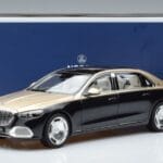 Mercedes Maybach S680 X223 Złoty Czarny Metallic Norev 1:18 183917 Metal - image 7 of 7