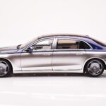 Mercedes Maybach S680 W223 Nautical Niebieski Cirrus Srebrny Almost Real 1:18 - image 4 of 8