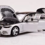 Mercedes Maybach S680 W223 Obsidian Czarny Diamond Biały Almost Real 1:18 - image 2 of 7