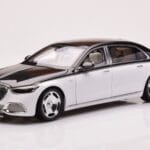 Mercedes Maybach S680 W223 Obsidian Czarny Diamond Biały Almost Real 1:18
