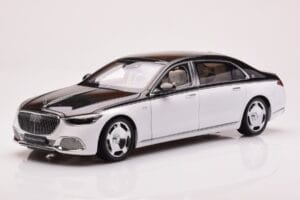 Mercedes Maybach S680 W223 Obsidian Czarny Diamond Biały Almost Real 1:18 820121