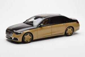 Mercedes Maybach S680 W223 Obsidian Czarny Sand Almost Real 1:18 820124