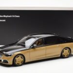 Mercedes Maybach S680 W223 Obsidian Czarny Sand Almost Real 1:18 - image 7 of 7