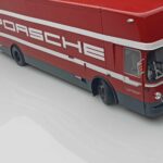 Mercedes O317 Porsche Transporter Czerwony CMR 1:18 - image 9 of 12
