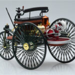 Mercedes Patent Motorwagen Zielony Norev 1:18 - image 5 of 6