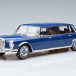 Mercedes S-Class 600 W100 LWB Pullman Ciemnoniebieski MCG 1:18 MCG18189 Metal