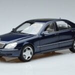 Mercedes S55 AMG W220 Niebieski Norev 1:18 183817 Metal
