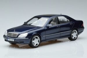 Mercedes S55 AMG W220 Niebieski Norev 1:18 183817 Metal