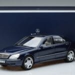 Mercedes S55 AMG W220 Niebieski Norev 1:18 183817 Metal - image 7 of 7