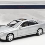 Mercedes S600 W220 Srebrny Metaliczny Norev 1:18 - image 8 of 8