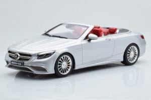 Mercedes AMG S65 A217 Kabriolet Srebrny GT Spirit 1:18