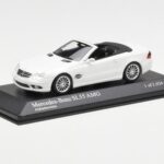 Mercedes SL 55 AMG R230 Biały Minichamps 1:43 - image 2 of 4