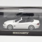 Mercedes SL 55 AMG R230 Biały Minichamps 1:43 - image 4 of 4