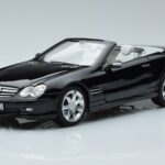Mercedes SL500 R230 Czarny Norev 1:18 183840 Metal