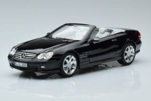 Mercedes SL500 R230 Czarny Norev 1:18 183840 Metal