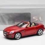 Mercedes SLK R172 Designo Zircon Czerwony Minichamps 1:18 B66960513 - image 8 of 8