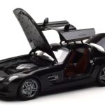 Mercedes SLS AMG Obsidian Czarny Metalic Minichamps 1:18 B66960042 - image 2 of 7