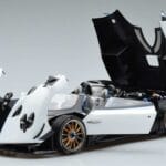 Pagani Zonda HP Barchetta Carbon Fiber Biały LCD 1:18 LCD18009 WH Metal - image 2 of 9