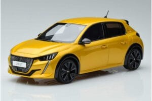 Peugeot 208 GT Line Żółty Otto 1:18 OT930 Żywica