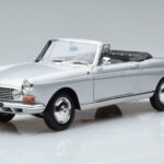 Peugeot 404 Kabriolet Srebrny Norev 1:18