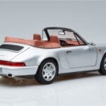 Porsche 911 964 Carrera 2 Kabriolet Srebrny Norev 1:18 187330 Metal - image 3 of 7