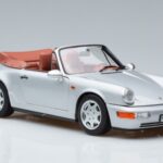 Porsche 911 964 Carrera 2 Kabriolet Srebrny Norev 1:18 187330 Metal - image 5 of 7