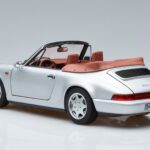 Porsche 911 964 Carrera 2 Kabriolet Srebrny Norev 1:18 187330 Metal - image 6 of 7