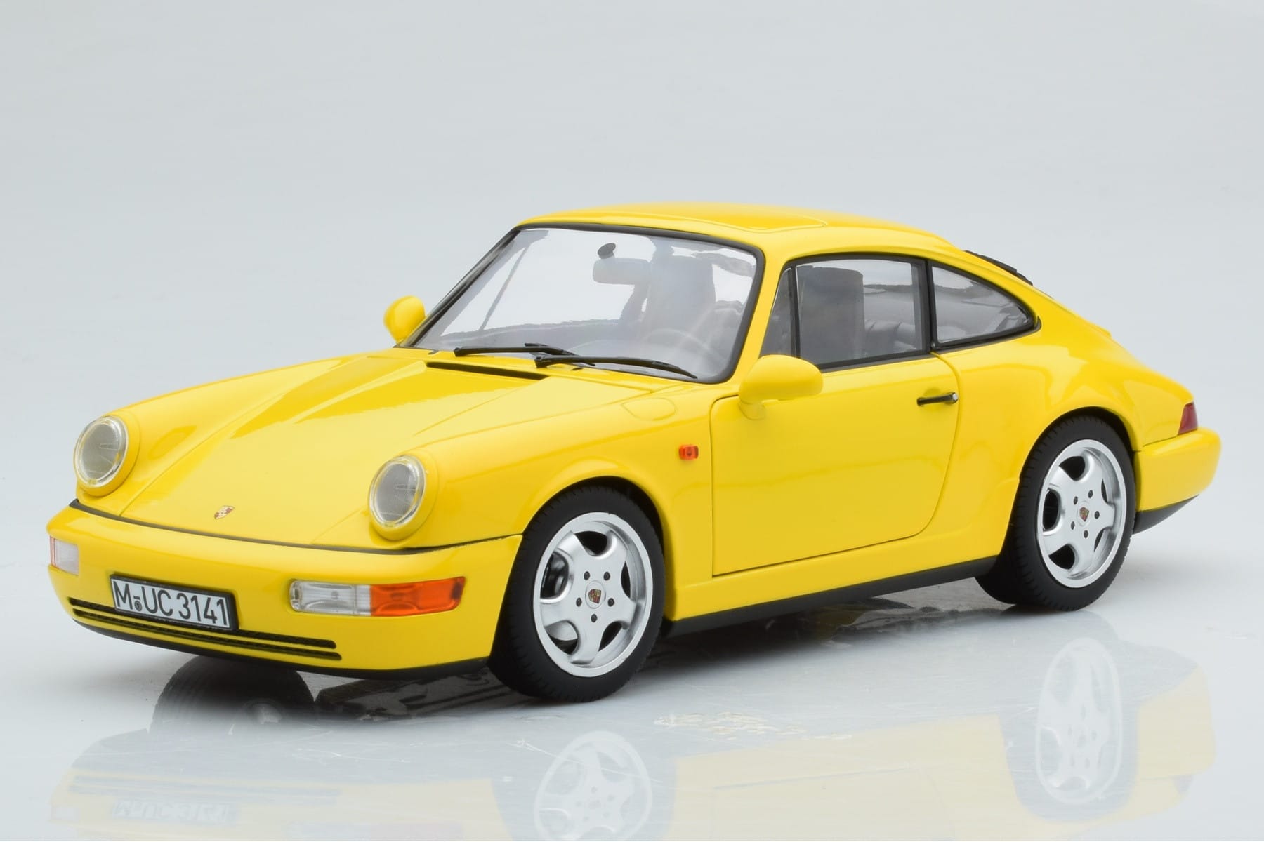 Porsche 911 964 Carrera 2 Żółty Norev 1:18 187328 Metal