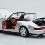 Porsche 911 964 Carrera 4 Targa Polar Srebrny Norev 1:18 - image 3 of 9